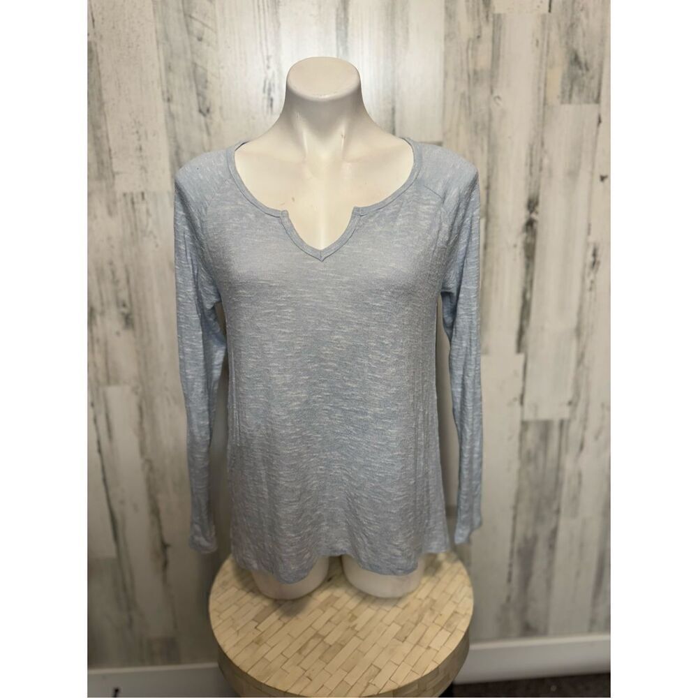 SO cozy knit blue sweater